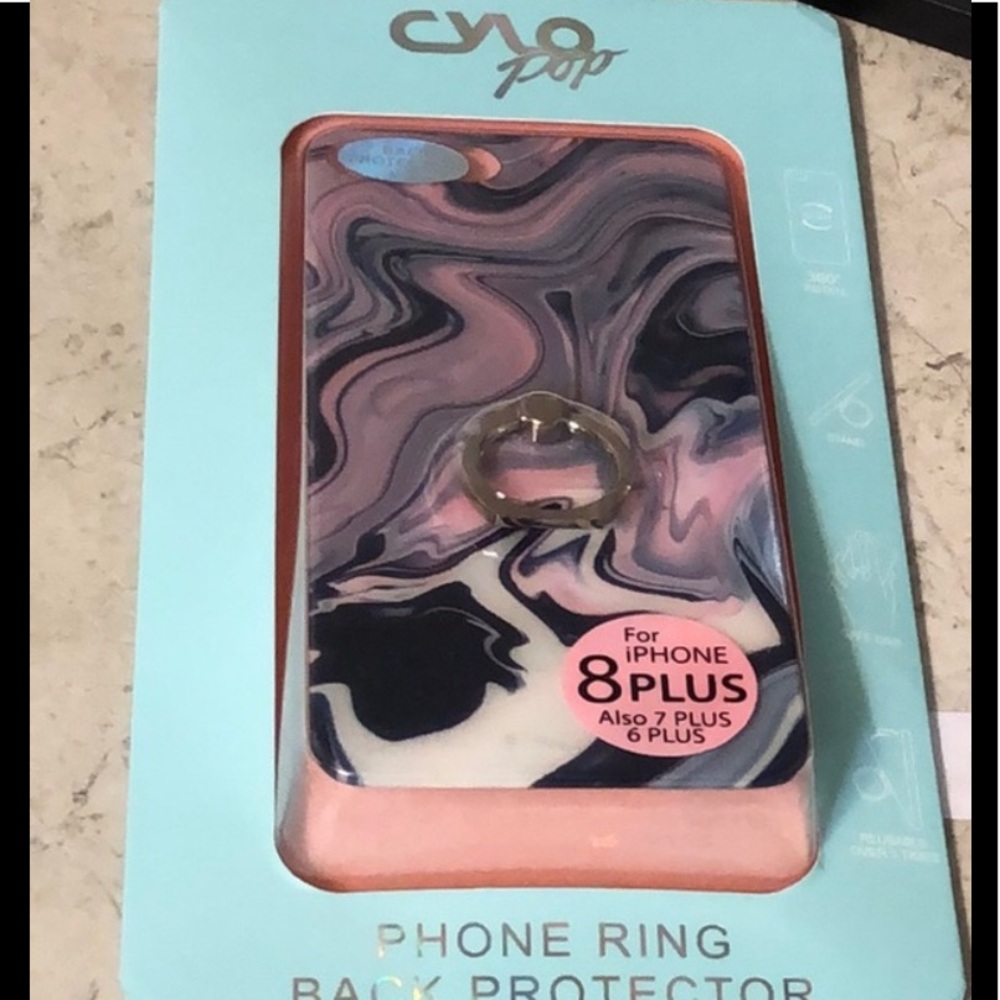 CYLO Blue Marble Ring - iPhone 8 Plus